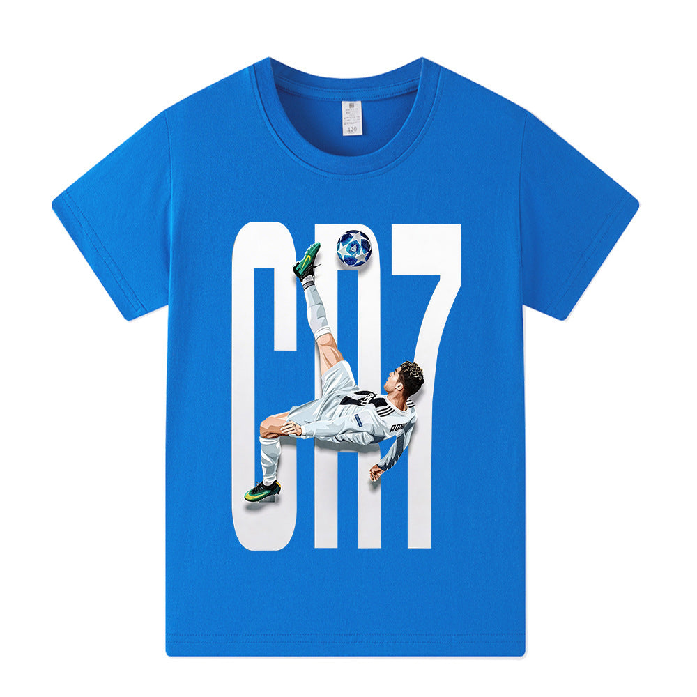 Ronaldo Kids Football T-Shirt - Lightweight