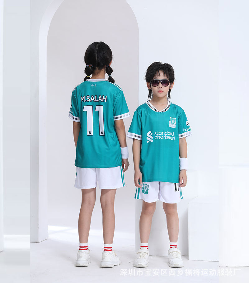 Salah Kids Football Kit - Liverpool