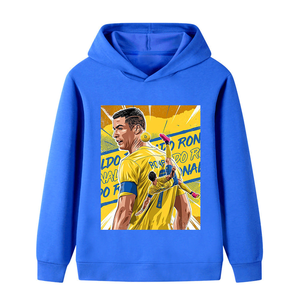 Cristiano Ronaldo Kids Football Hoodie - Al Nassr
