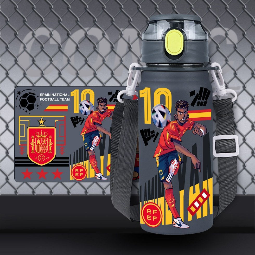 Lamine Yamal Insulated Water Bottle - Football