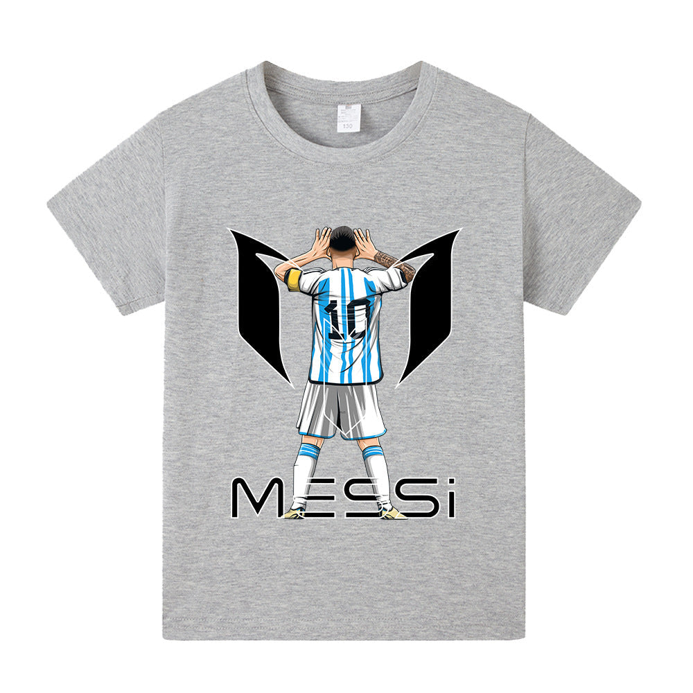 Lionel Messi Kids Football T-Shirt - Comfy