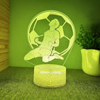 Football 3D Illusion LED Lamp - Night Light - Night Light