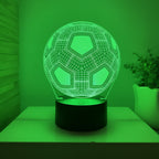 Football 3D Illusion LED Lamp - Night Light - USB