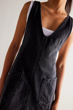 High Roller – Denim Skirtall Dress