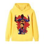 Lionel Messi Kids Football Hoodie - Barcelona