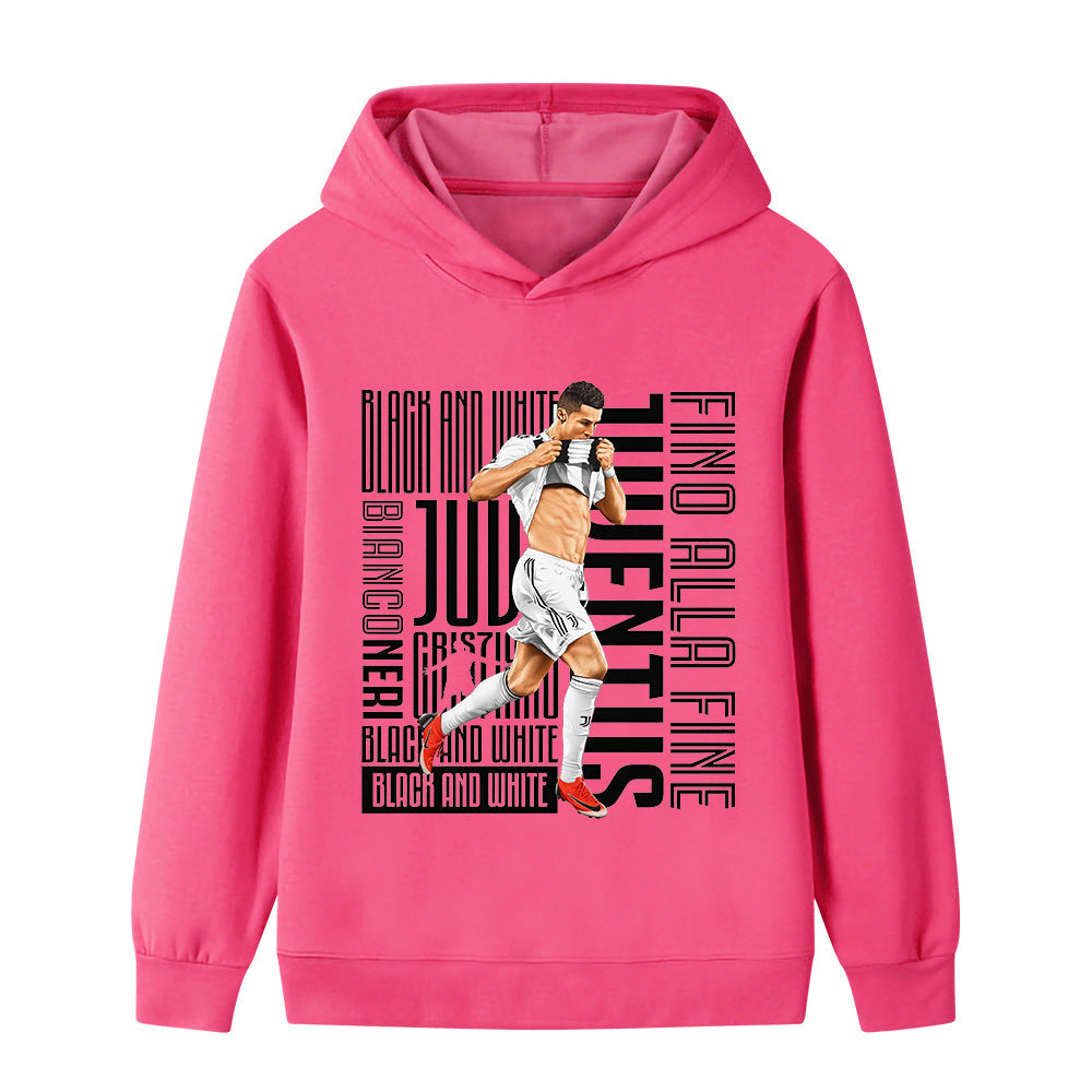 Ronaldo Kids Football Hoodie - Juventus - Soft