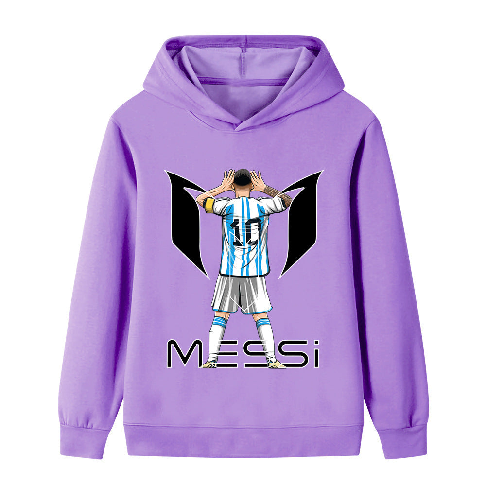 Lionel Messi Kids Football Hoodie - Cool Design