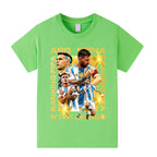 Lionel Messi Kids Football T-Shirt - Cool Design