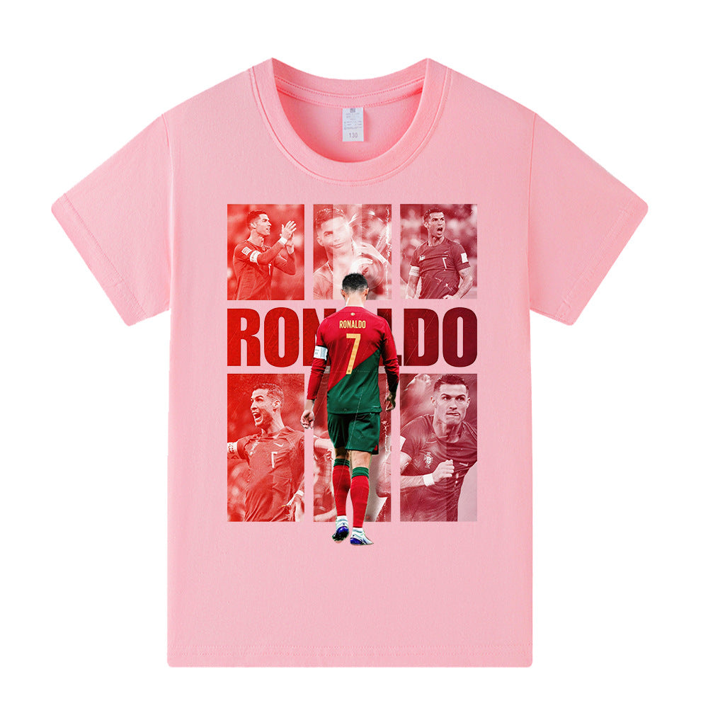 Ronaldo Kids Football T-Shirt - Portugal