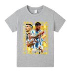 Lionel Messi Kids Football T-Shirt - Cool Design
