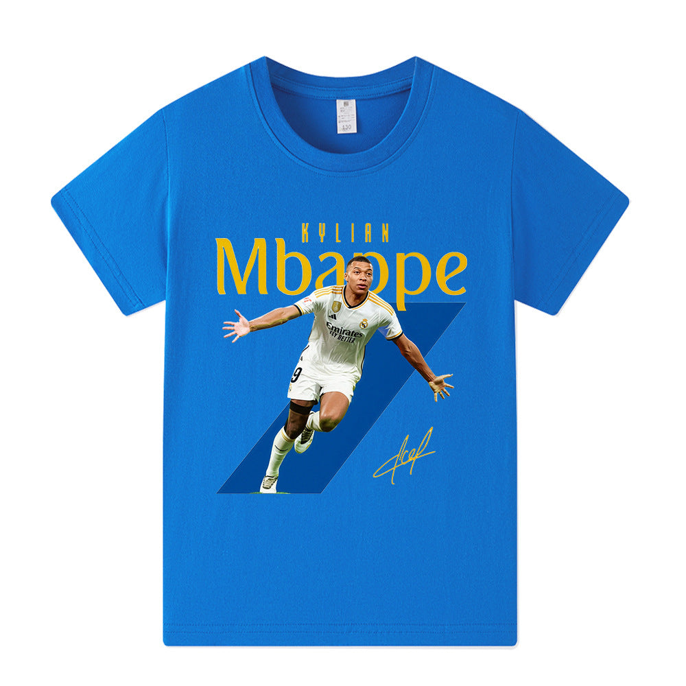 Kylian Mbappé Kids Football T-Shirt - Sporty