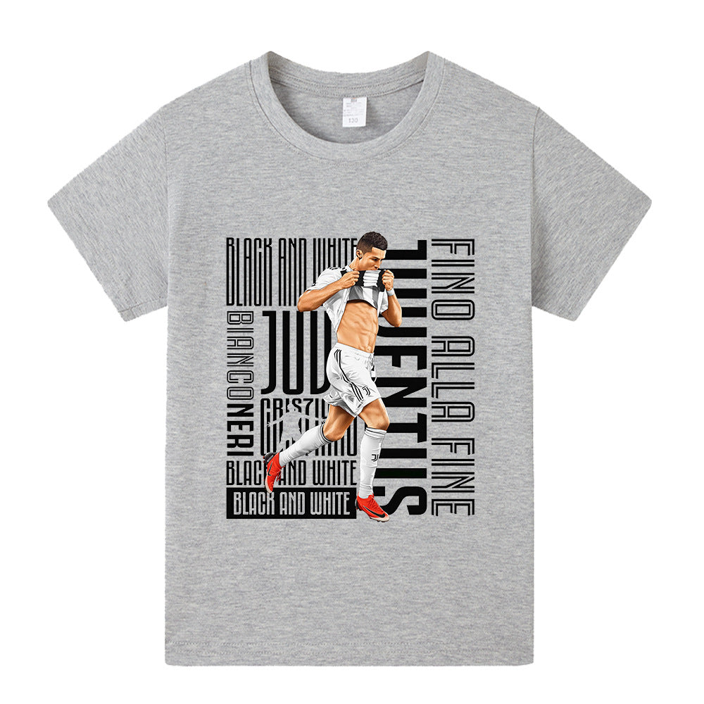 Ronaldo Kids Football T-Shirt - Juventus