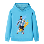 Lionel Messi Kids Football Hoodie - Soft