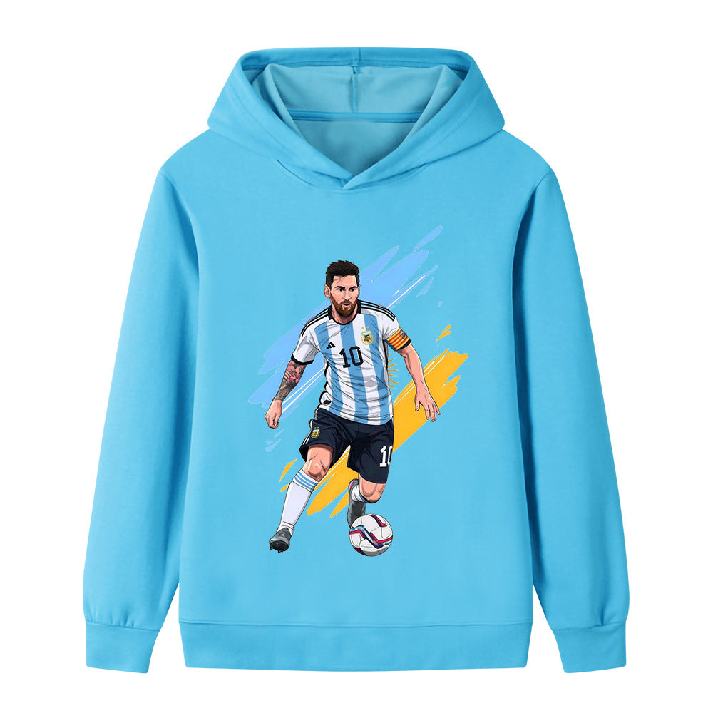Lionel Messi Kids Football Hoodie - Soft