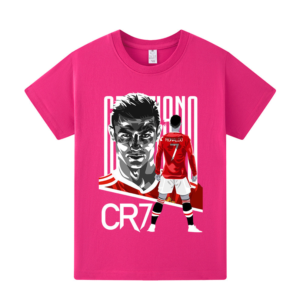 Cristiano Ronaldo Kids Football T-Shirt - Manchester United