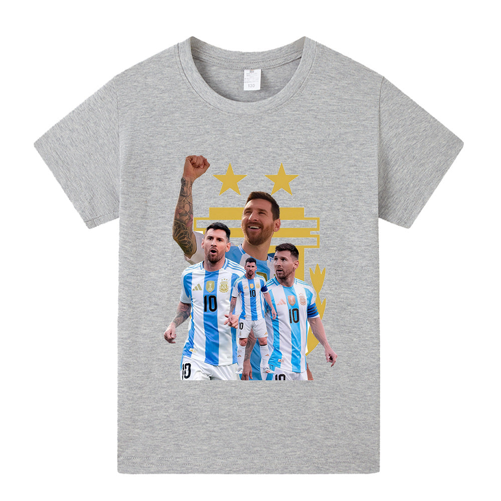Messi Kids Football T-Shirt - Sporty
