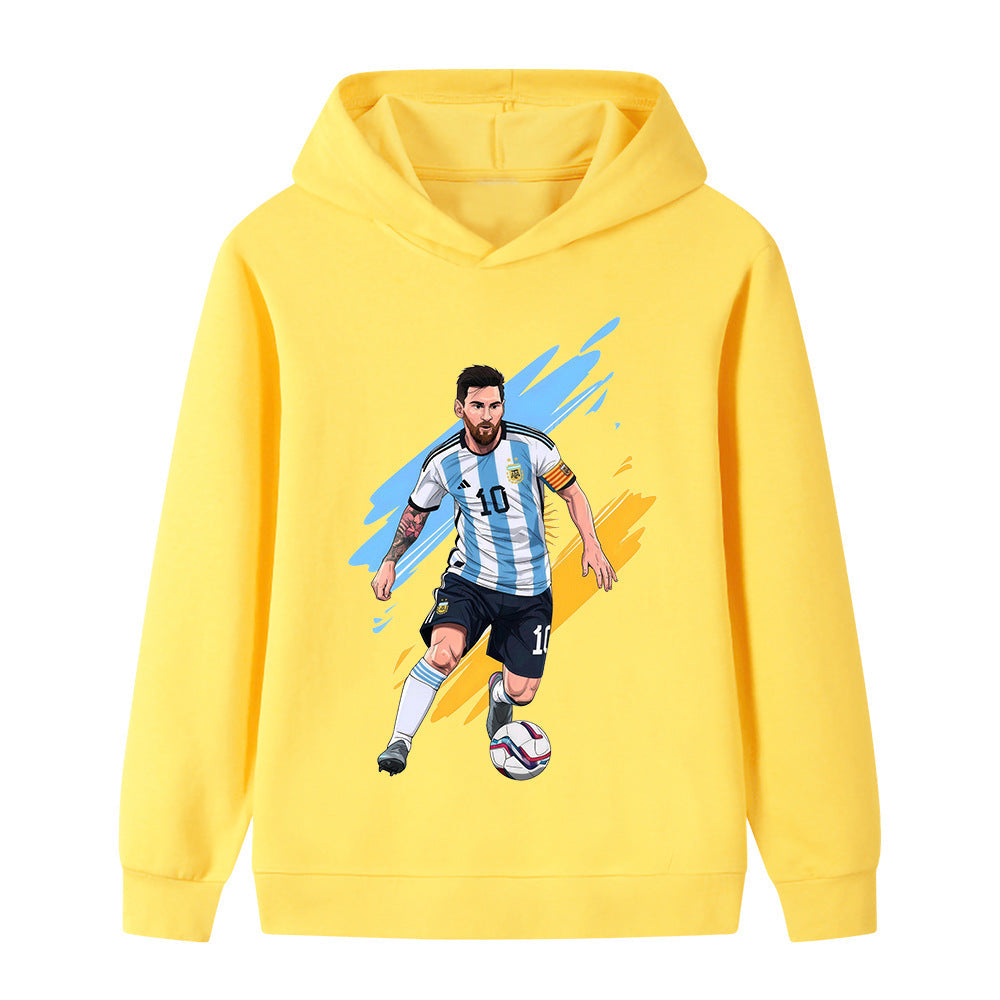 Lionel Messi Kids Football Hoodie - Soft