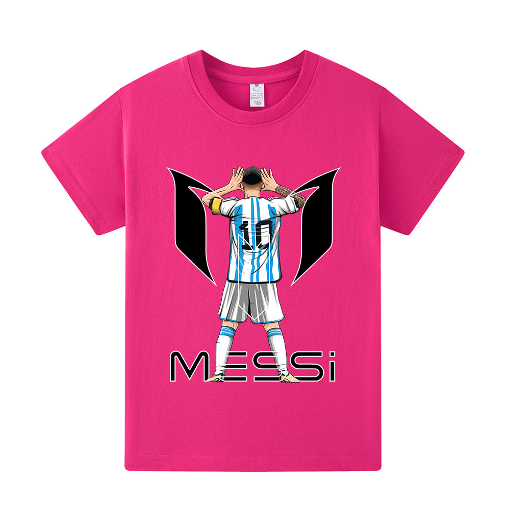 Lionel Messi Kids Football T-Shirt - Comfy
