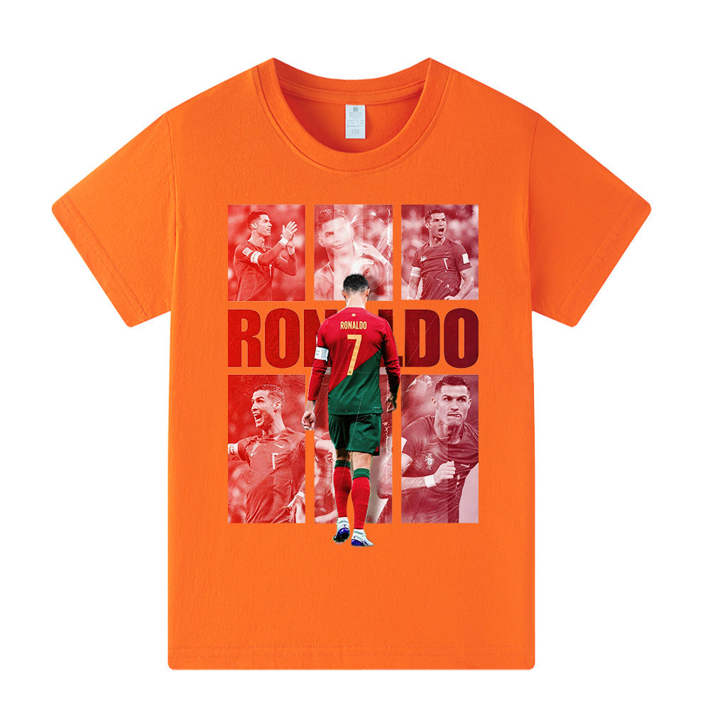 Ronaldo Kids Football T-Shirt - Portugal