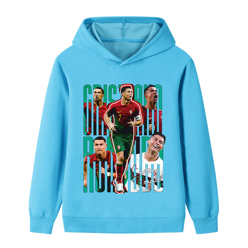 Ronaldo Kids Football Hoodie - Portugal - Soft