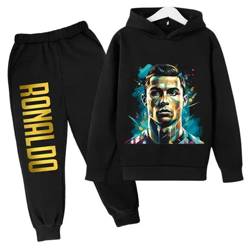 Cristiano Ronaldo Kids Football Tracksuit - Soft