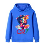 Cristiano Ronaldo Kids Football Hoodie - Soft