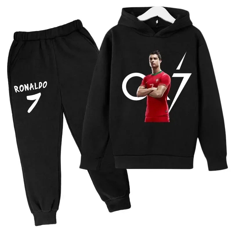 Cristiano Ronaldo Kids Football Tracksuit - Trendy