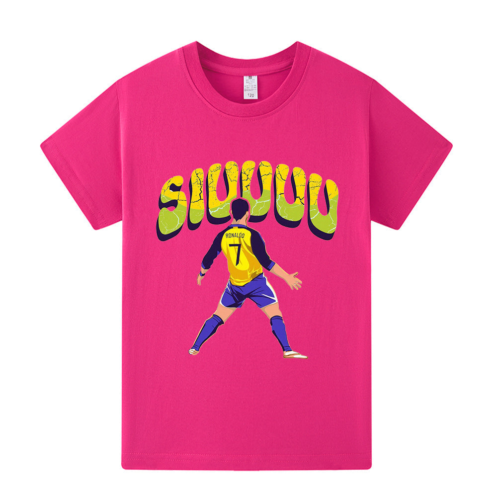 Cristiano Ronaldo Kids Football T-Shirt - Cool Design