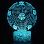 Football 3D Illusion LED Lamp - Night Light - Gift