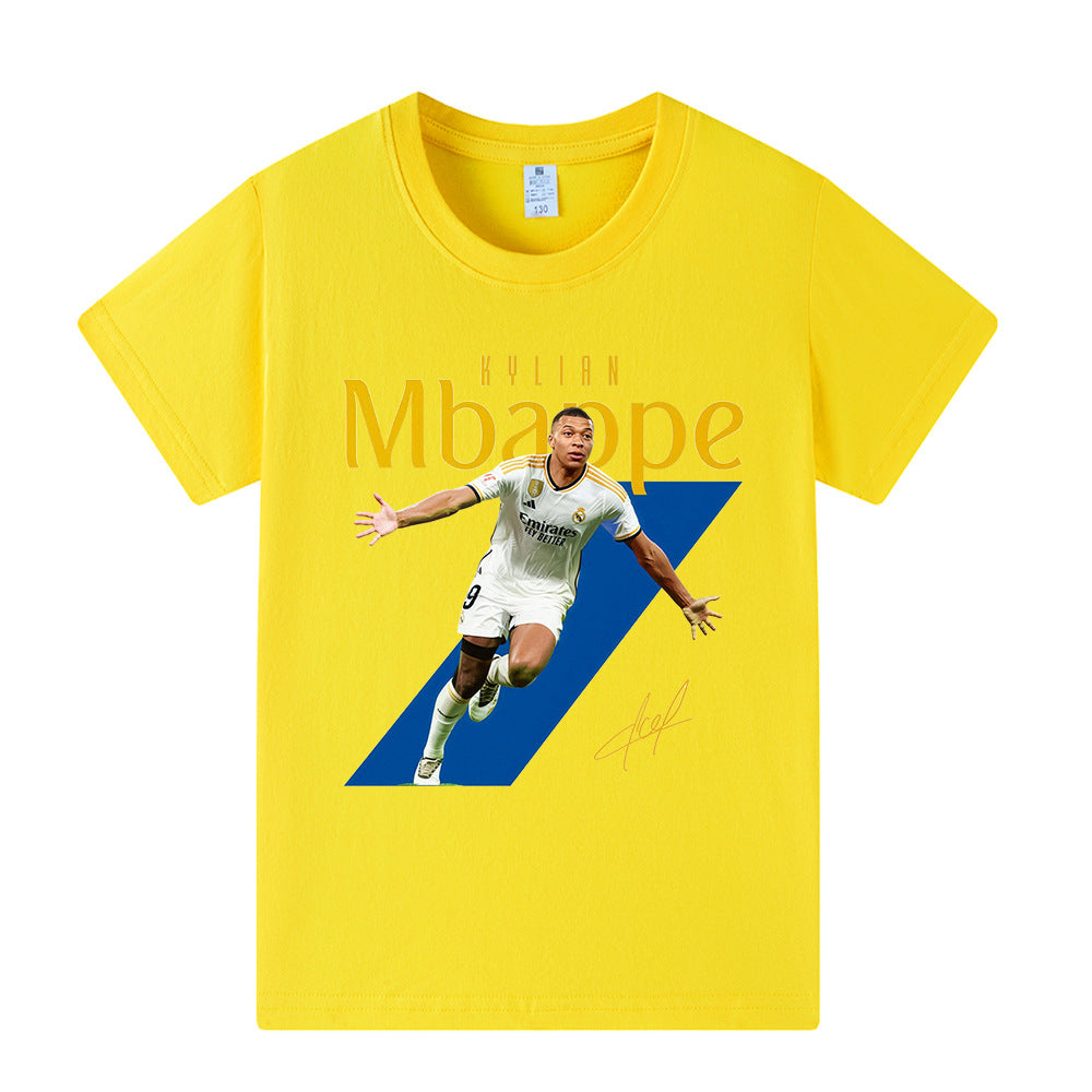 Kylian Mbappé Kids Football T-Shirt - Sporty