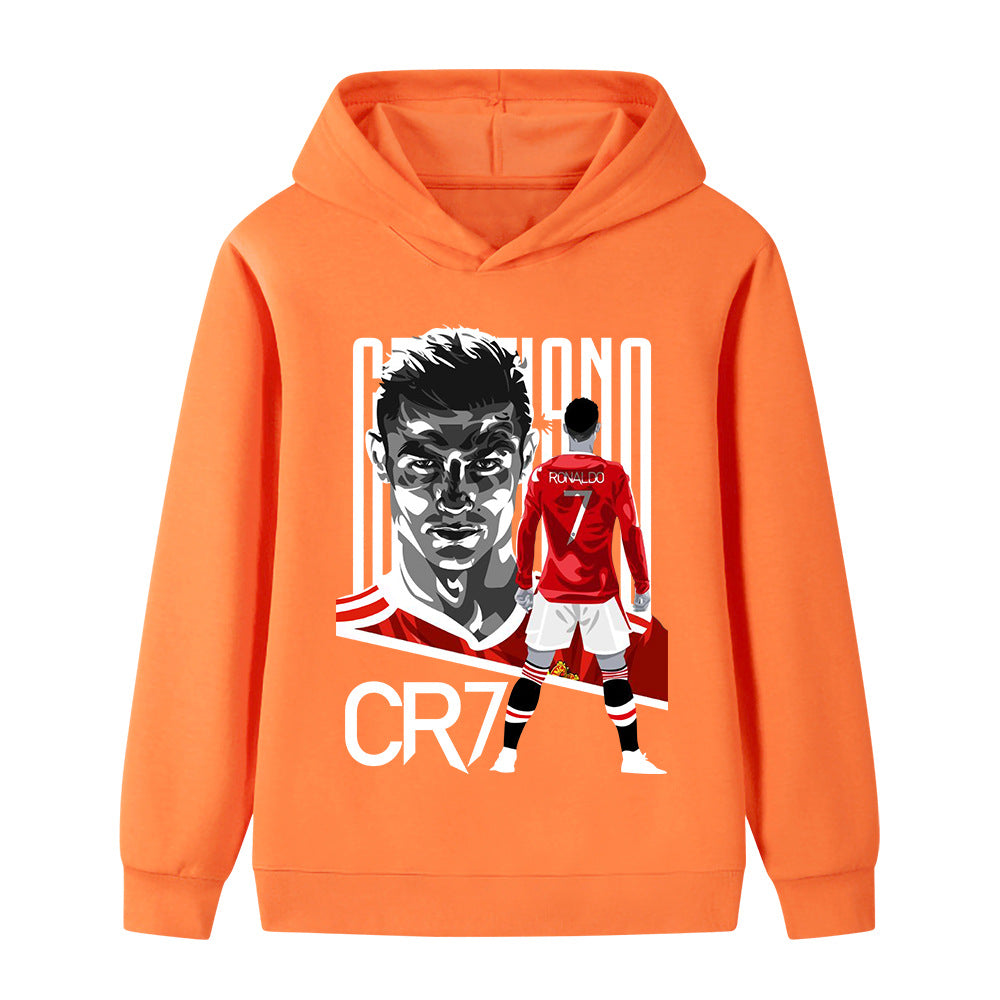 Cristiano Ronaldo Kids Football Hoodie - Manchester United - Soft