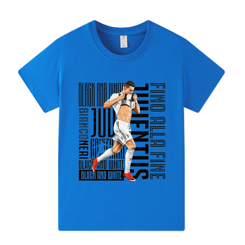 Ronaldo Kids Football T-Shirt - Juventus