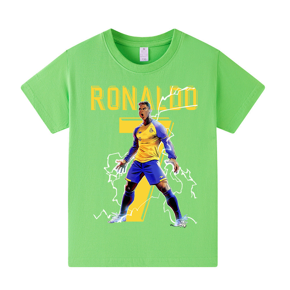 Ronaldo Kids Football T-Shirt - Al Nassr