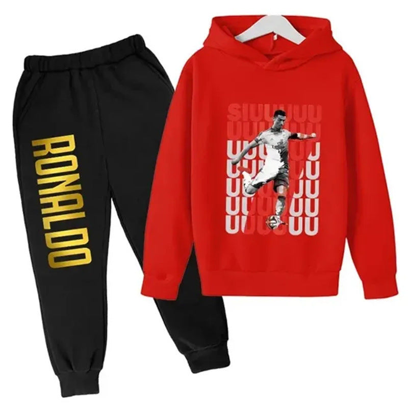 Cristiano Ronaldo Kids Football Tracksuit - Comfy