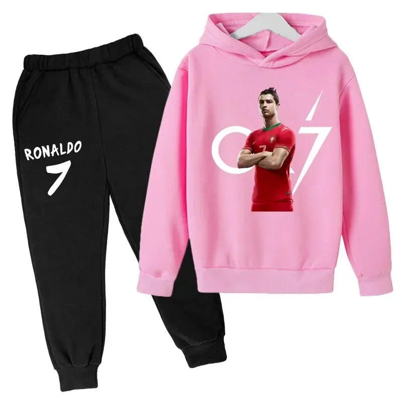 Cristiano Ronaldo Kids Football Tracksuit - Trendy