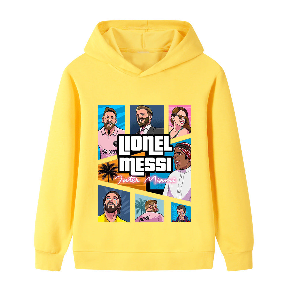 Messi Kids Football Hoodie - Sporty