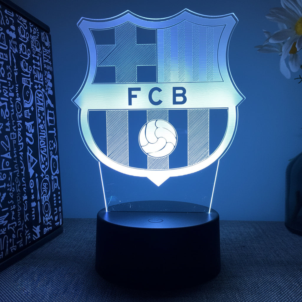 Football 3D Illusion LED Lamp - Night Light - for the Bedroom Gift