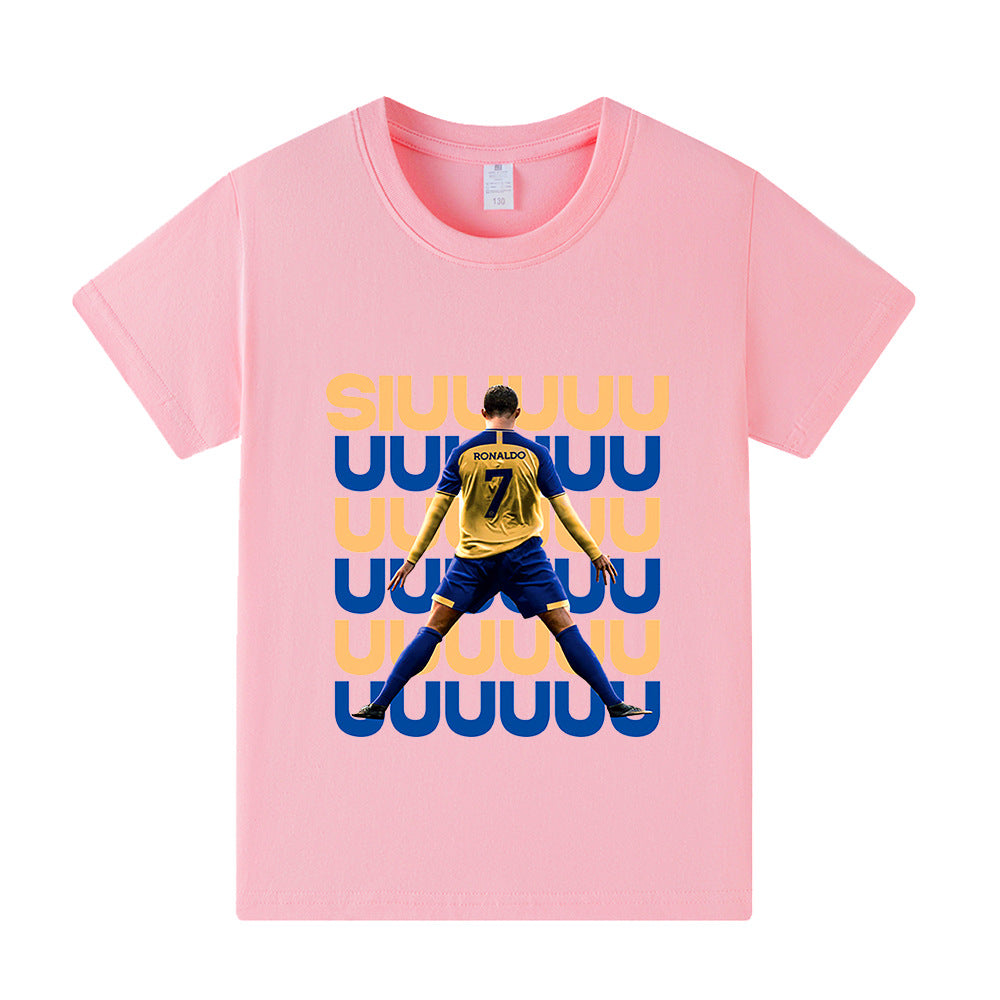 Ronaldo Kids Football T-Shirt - Sporty