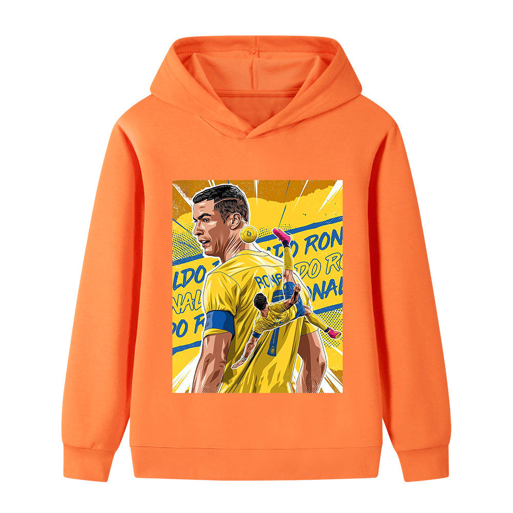 Cristiano Ronaldo Kids Football Hoodie - Al Nassr