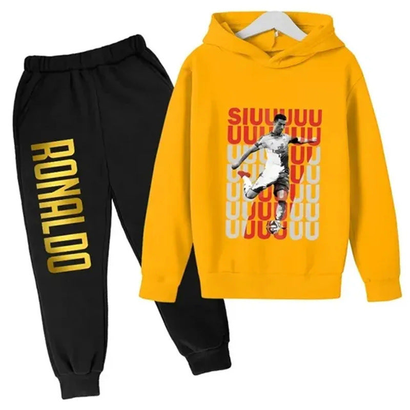 Cristiano Ronaldo Kids Football Tracksuit - Comfy