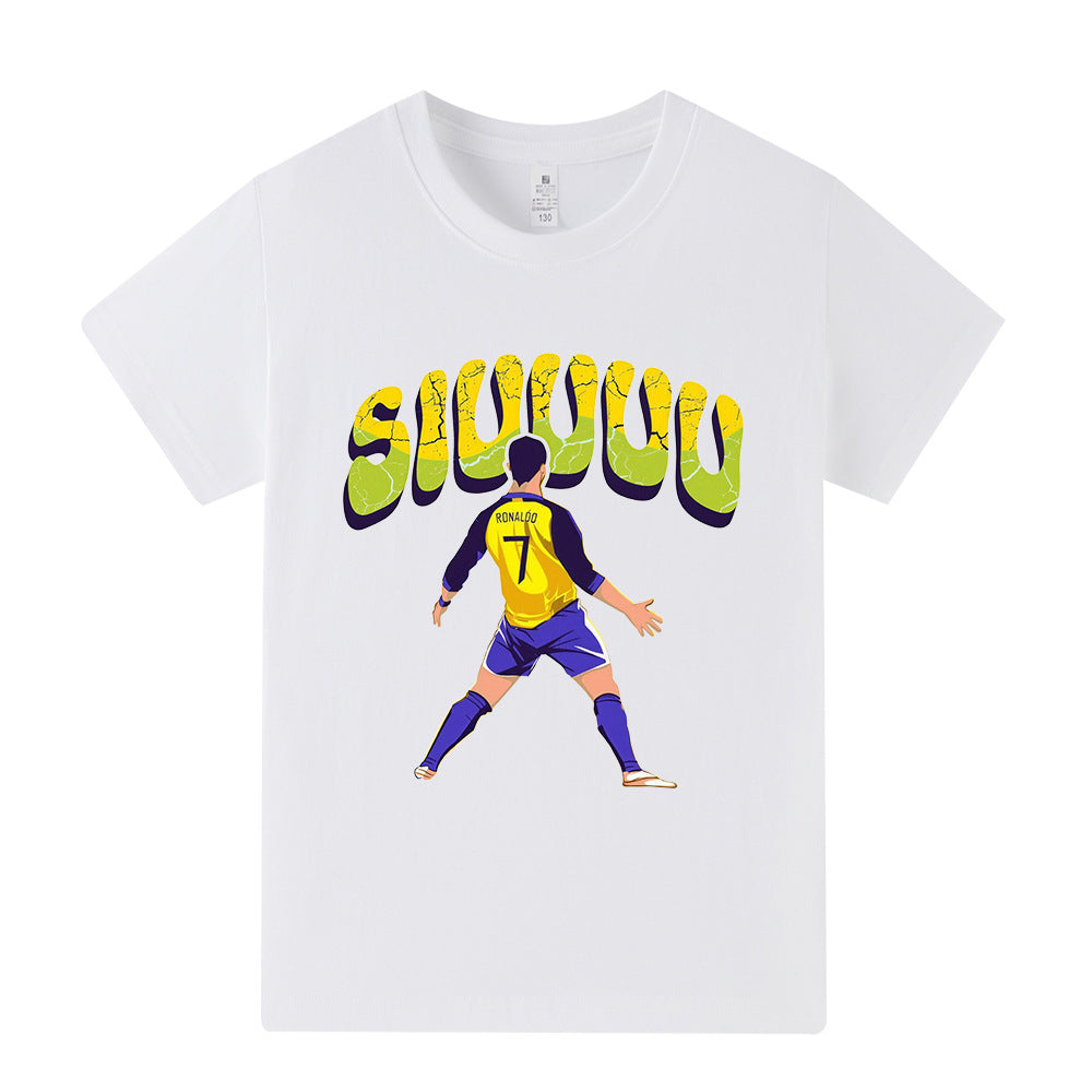 Cristiano Ronaldo Kids Football T-Shirt - Cool Design