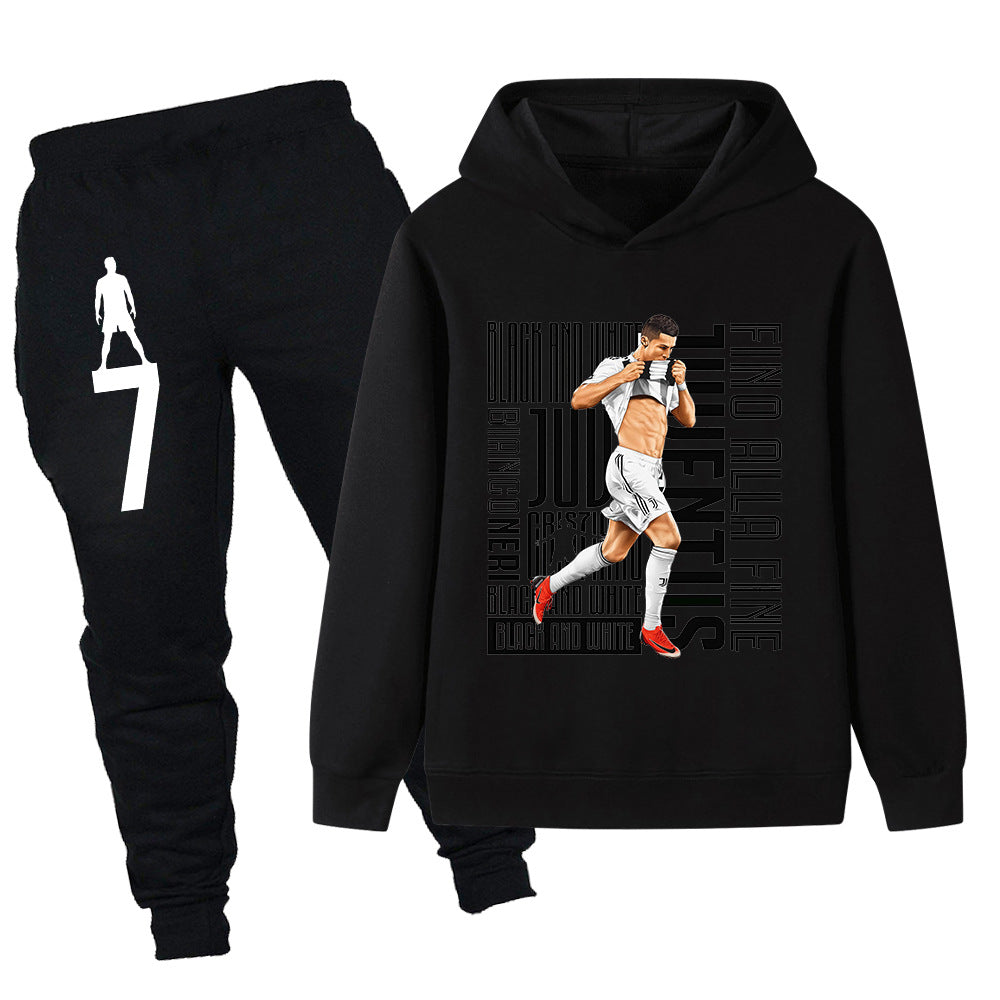 Cristiano Ronaldo Kids Football Tracksuit - Juventus