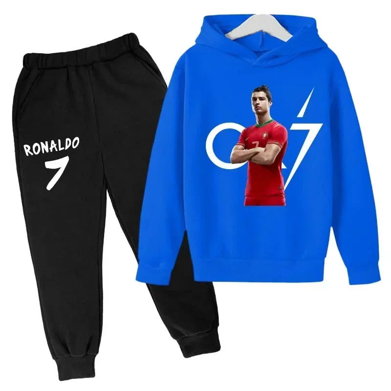 Cristiano Ronaldo Kids Football Tracksuit - Trendy