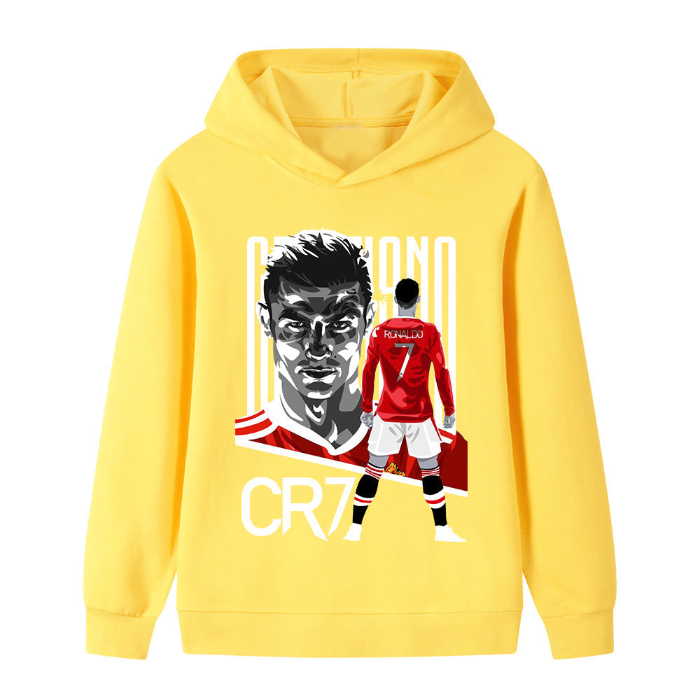 Cristiano Ronaldo Kids Football Hoodie - Manchester United - Soft