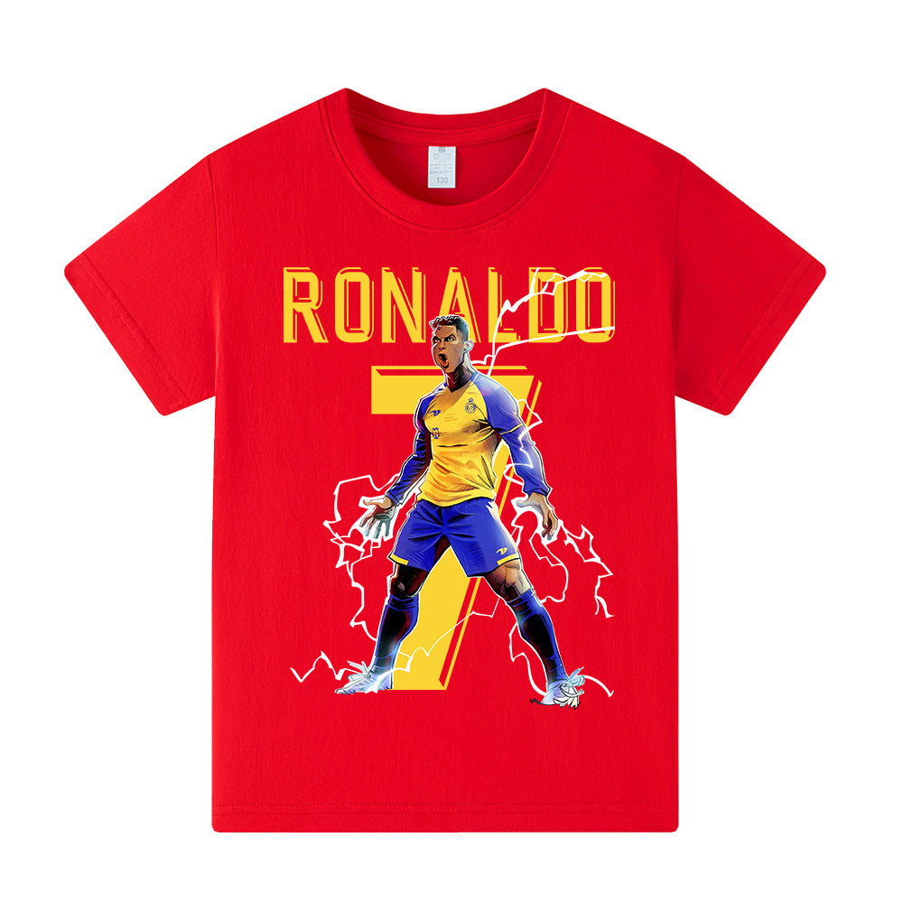 Ronaldo Kids Football T-Shirt - Al Nassr