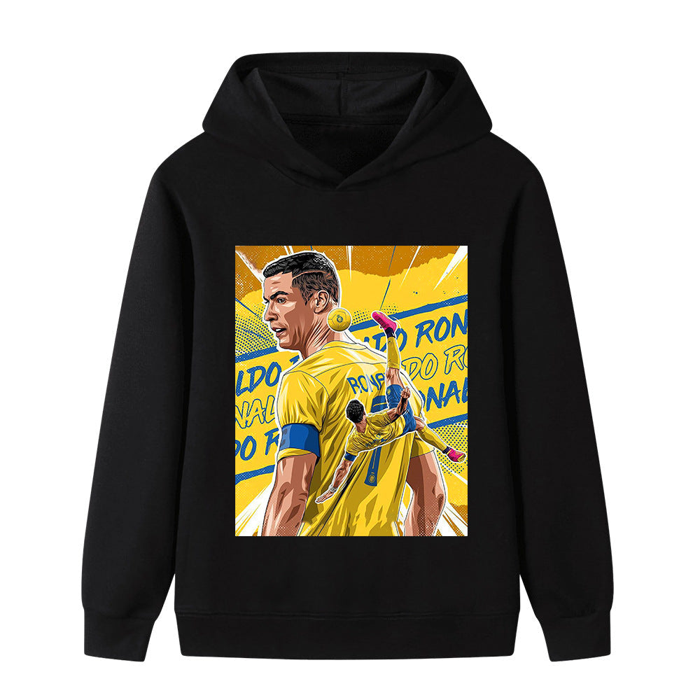 Cristiano Ronaldo Kids Football Hoodie - Al Nassr