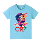 Cristiano Ronaldo Kids Football T-Shirt - Comfy
