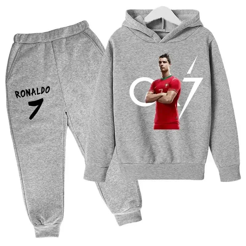 Cristiano Ronaldo Kids Football Tracksuit - Trendy