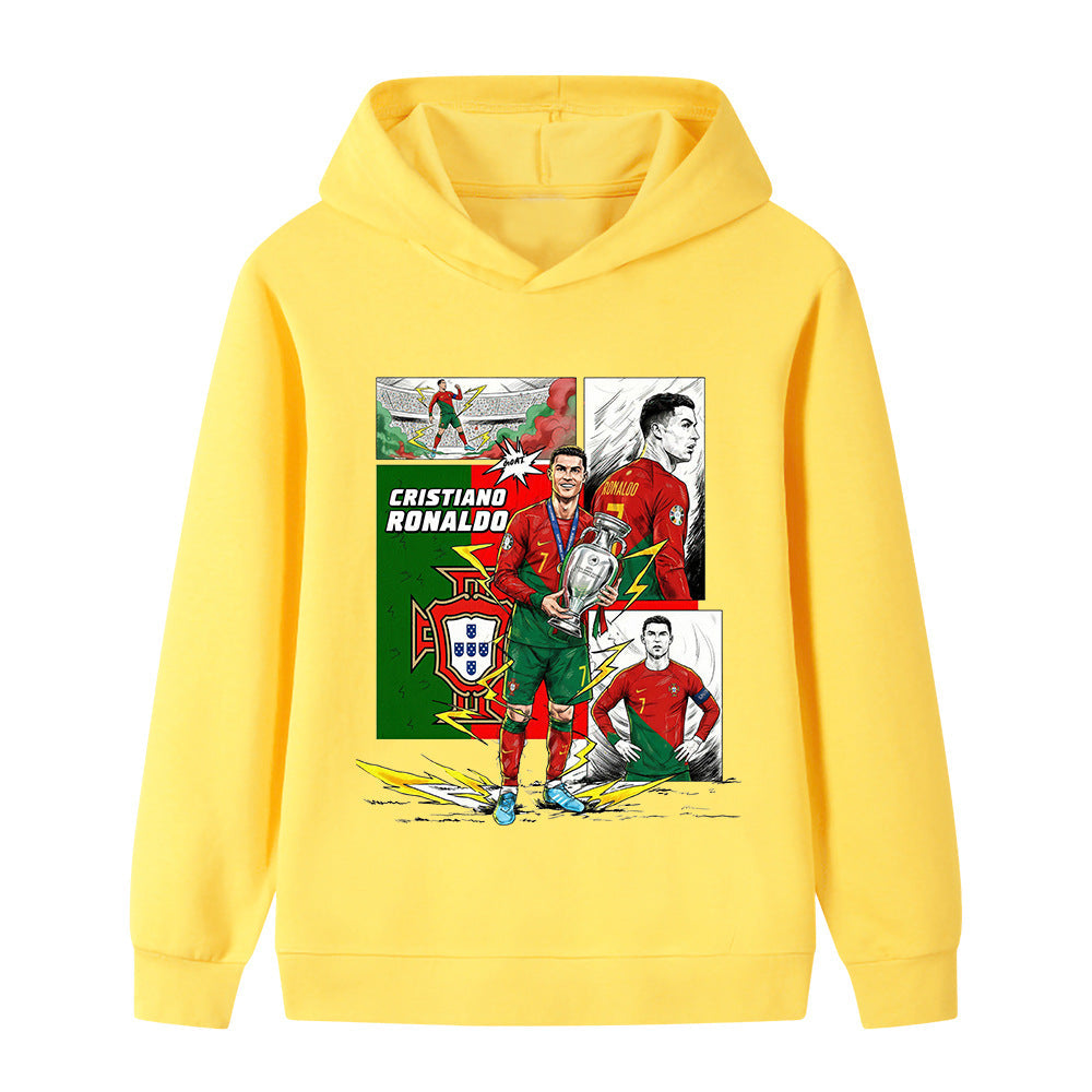 Cristiano Ronaldo Kids Football Hoodie - Portugal - Sporty