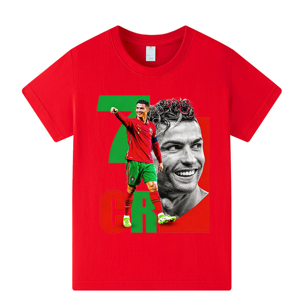 Cristiano Ronaldo Kids Football T-Shirt - Portugal - Sporty